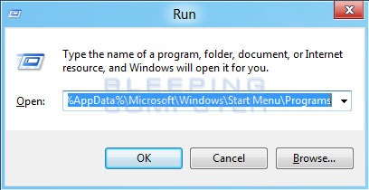 Windows 8 Run Box