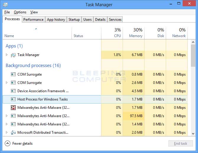 Task Manager More Details