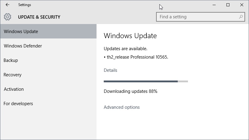 windows 10 build 10565