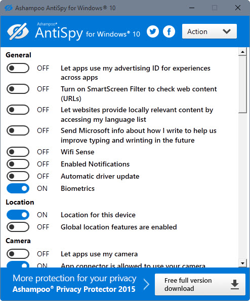 ashampoo antispy for windows 10