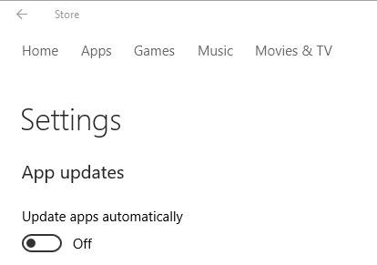 app automatic updates