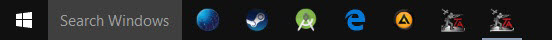 duplicate icons taskbar