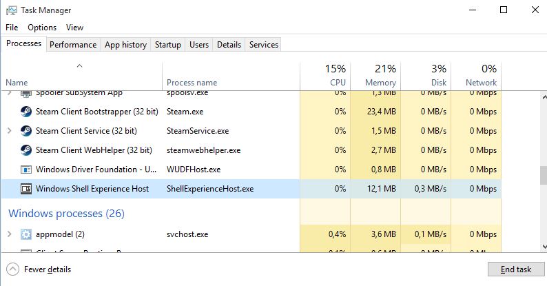 windows shell experience host