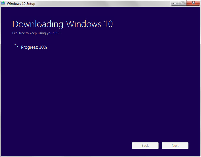 downloading windows 10