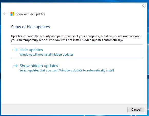 block updates windows 10