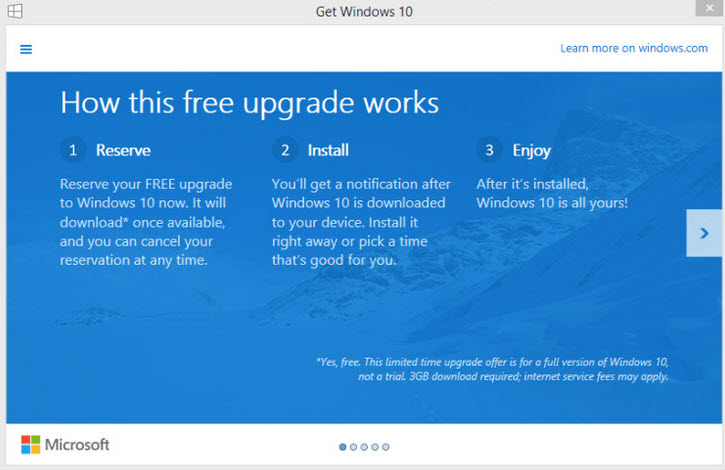 windows 10 upgrade