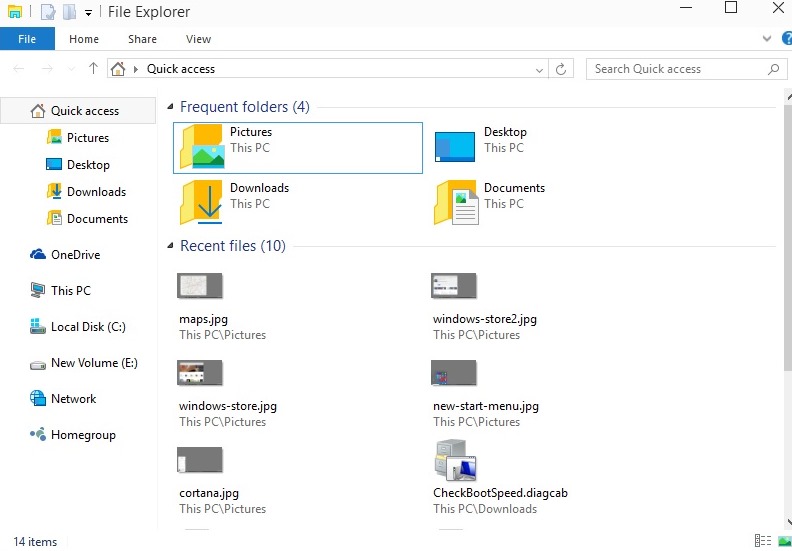 file explorer