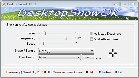 desktop snow ok