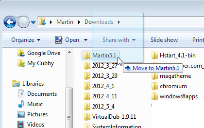 move copy shortcuts windows explorer