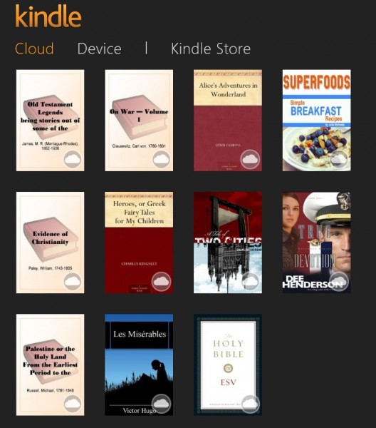 kindle app windows 8