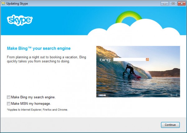 skype 5.11 facebook login