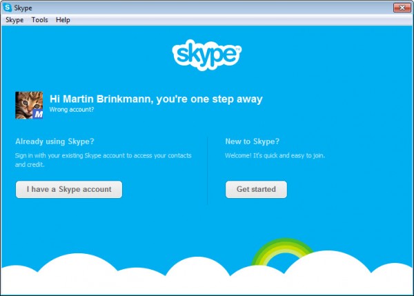 link skype account