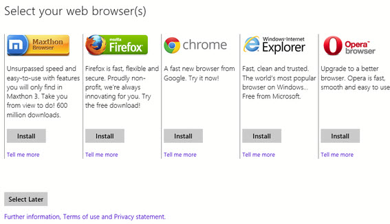 browser choice