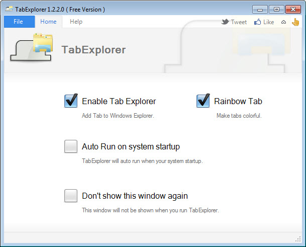 tab explorer