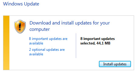 windows update july 2012