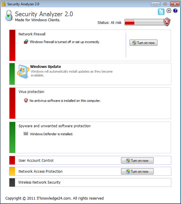 security analyzer