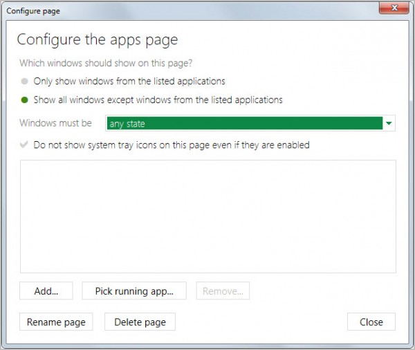 configure pages