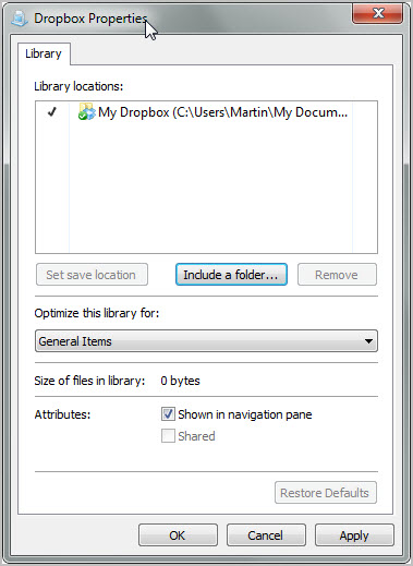 dropbox library