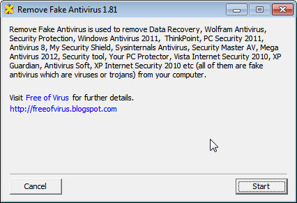 fake antivirus removal