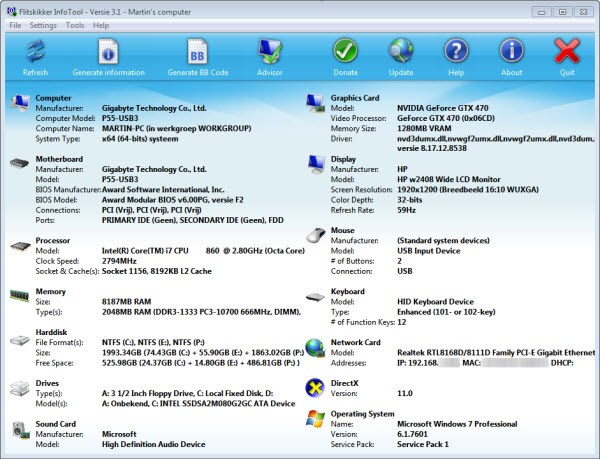 infotool computer hardware