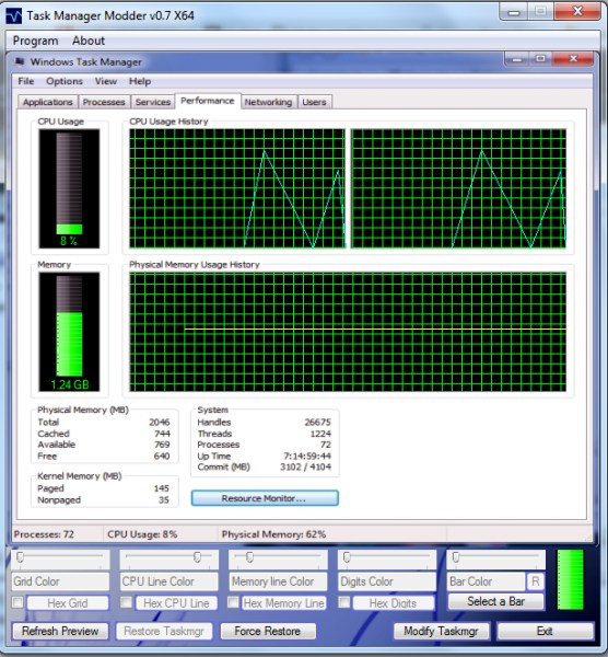 task manager modder