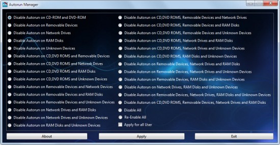 autorun manager