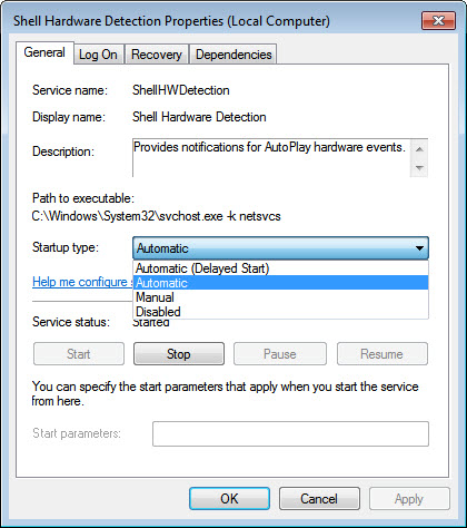 shell hardware detection