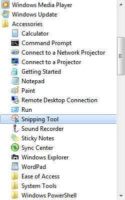 snipping tool