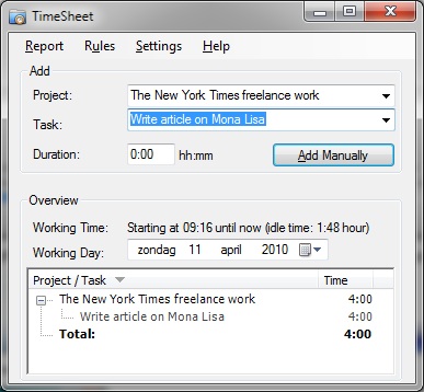 timesheet