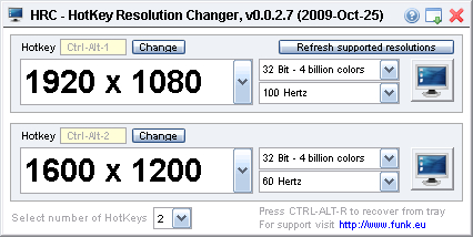 computer hotkey resolution