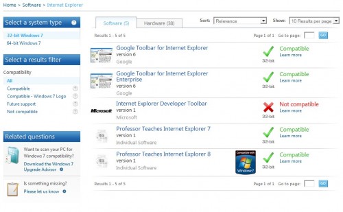 windows 7 compatibility