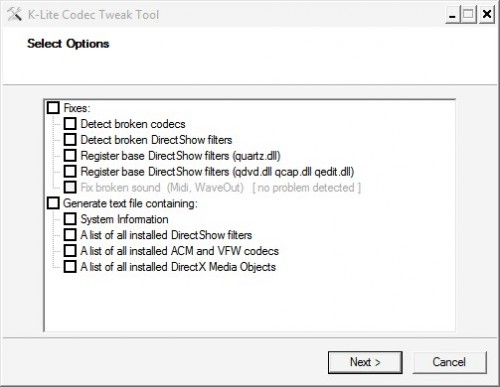 k-lite codec tweak tool