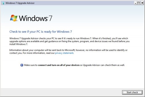 windows upgrade advisor