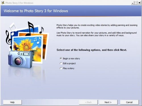 microsoft photo story