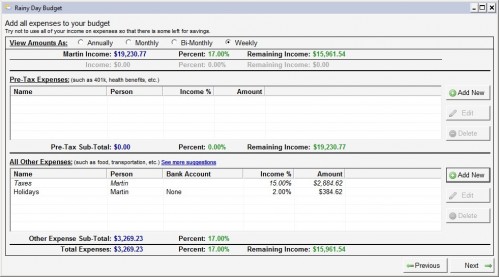 home budget software