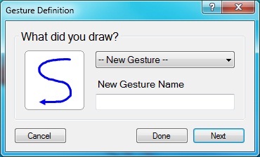Gesture Definition