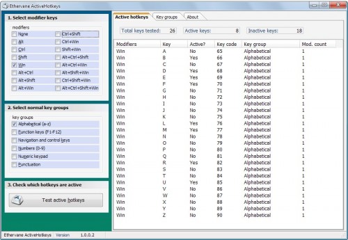 windows hotkeys