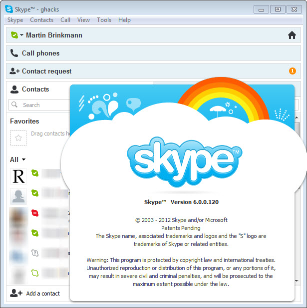 skype 6.0