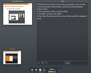 sun presenter console