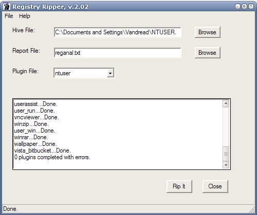 registry analyzer