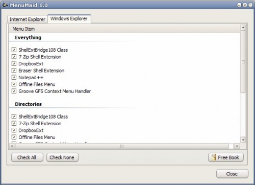 windows explorer menu editor