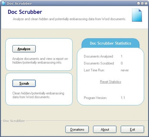 doc scrubber