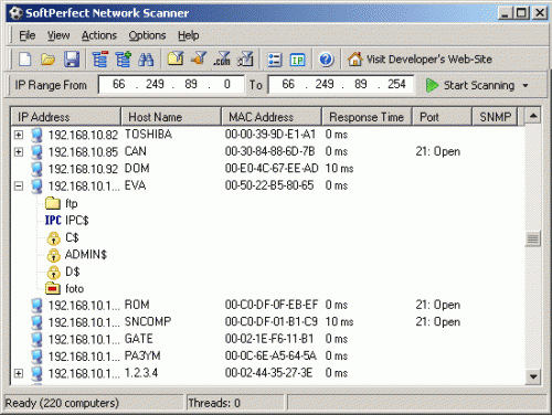 network scanner