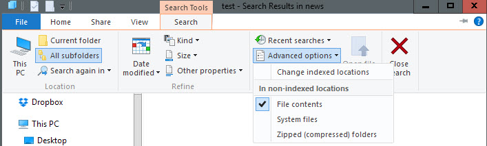 windows search file contents