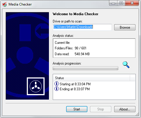 media checker backup integrity