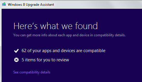 windows 8 upgrade assistant