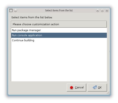 UCK customization dialog