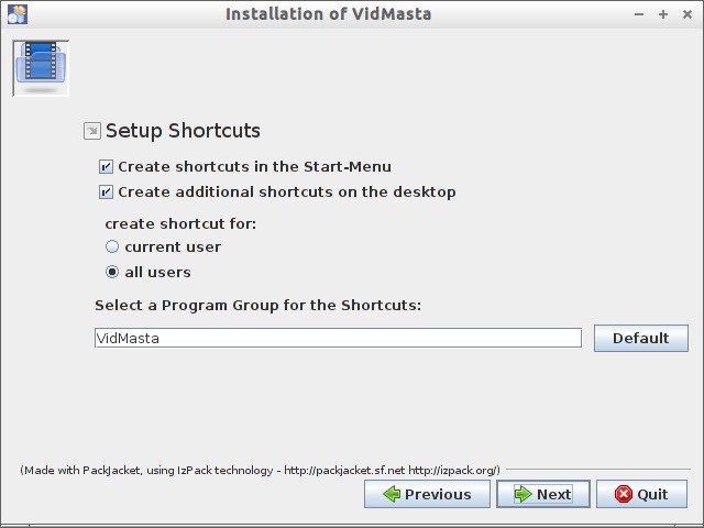 Installation of VidMasta_007