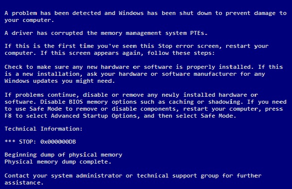 DRIVER_CORRUPTED_SYSPTES - Cover - BSoD -- Windows Wally