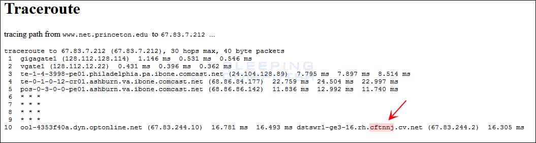 Traceroute